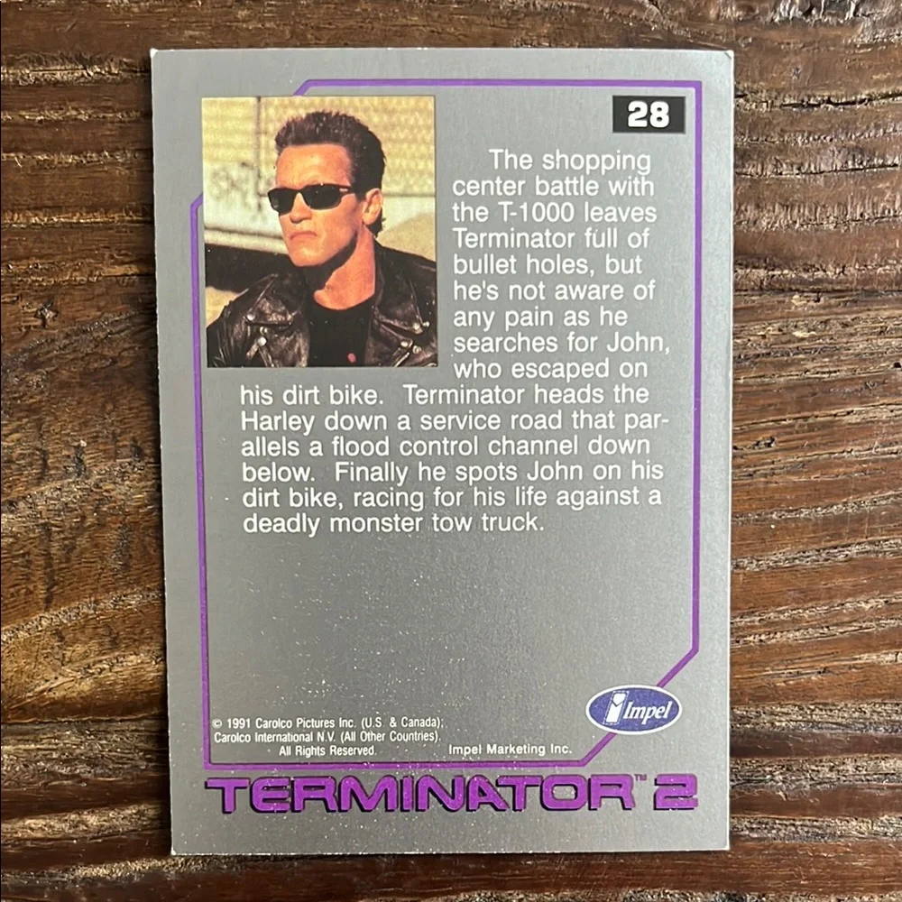 Terminator 2 Trading Card - Picture 2 of 2